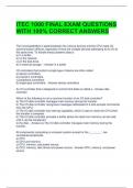 ITEC 1000 FINAL EXAM QUESTIONS WITH 100&percnt; CORRECT ANSWERS 