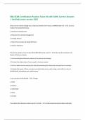 IIBA-ECBA Certification Practice Exam &num;1 with 100&percnt; Correct Answers &vert; Verified&vert;Latest version 2025