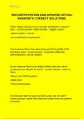 WSI CERTIFICATION 2025 UPDATED ACTUAL  EXAM WITH CORRECT SOLUTIONS&period;