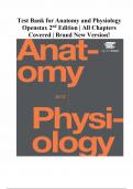 Test Bank For Anatomy and Physiology 2nd Edition by OpenStax&comma; All 28 Chapters Covered&comma; Verified Latest Edition