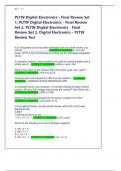 PLTW Digital Electronics - Final Review Set  1&comma; PLTW Digital Electronics - Final Review  Set 2&comma; PLTW Digital Electronics - Final  Review Set 3&comma; Digital Electronics - PLTW  Review Test 