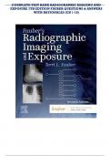 TEST BANK FOR RADIOGRAPHIC IMAGING AND EXPOSURE 7TH EDITION FAUBER QUESTIONS & ANSWERS WITH RATIONALES &lpar;CH 1-10&rpar;