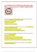 LS 15 PHELAN UCLA FINAL EXAM LATEST WITH ACTUAL QUESTIONS AND CORRECT VERIFIED ANSWERS 100&percnt; GUARANTEED TO PASS  CONCEPTS ALREADY GRADED A&plus; BRAND NEW&excl;&excl;&excl;