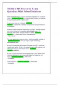 NR326 CMS Proctored Exam  Questions With Solved Solutions