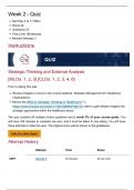 Week 2  Quiz HCA421  Health Care Planning & Evaluation &vert; Answered correctly&period;