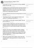 Conceptual Physics Chapter 9 Test &sol; Score 100&percnt; &sol; 2025 Update &sol; Study Guide & Practice Questions