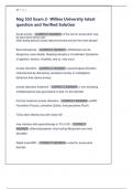 Nsg 552 Exam 2- Wilkes University latest  question and Verified Solution 