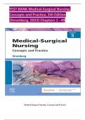TEST BANK Medical-Surgical Nursing&comma; Concepts and Practice&comma; 5th Edition &lpar;Stromberg&comma; 2023&rpar; Chapters 1 - 49