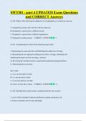 SWT301 - part 4 UPDATED Exam Questions  and CORRECT Answers 