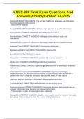 KNES 383 Final Exam Questions And Answers Already Graded A&plus; 2025