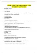 ABGD PERIO 2025 QUESTIONS AND CORRECT ANSWERS&excl;