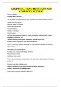 ABGD FINAL EXAM QUESTIONS AND CORRECT ANSWERS&excl;&excl;