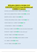 HIMARS   Bundled Exam Questions WITH  CORRECT Answers