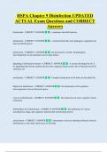 HSPA  Bundled Exam Questions WITH  CORRECT Answers