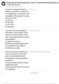 Advanced Pathophysiology 530 - Exam 3&comma; Advanced Pathophysiology Exam  3&comma; NSG 530 Exam 3