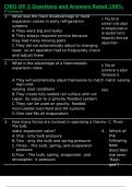 CIRO OP 2 Questions and Answers Rated 100&percnt; Correct