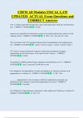 CDFM All Modules FISCAL LAW  UPDATED  ACTUAL Exam Questions and  CORRECT Answers 