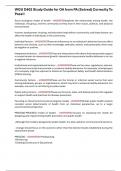 WGU D402 Study Guide for OA from PA &lpar;Solved&rpar; Correctly To Pass&excl;&excl;