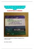 Test bank Oral Pathology for the Dental Hygienist 6th  Edition By Olga A&period; C&period; Ibsen RDH MS &lpar;Author&rpar;&comma; Joan  Andersen Phelan DDS&period; Questions with correct  answers&period;   GUARANTEED A&plus; GRADED&period;