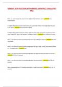 SERVSAFE 2025 QUESTIONS WITH VERIFIED ANSWERS&period;