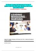 Test Bank&semi; Leading and Managing in Nursing 7th  Edition Yoder-Wise 2025-2026&period; Questions with correct  and verified answers&period;  GUARANTEED A&plus; GRADED&period; 