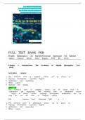 TEST BANK FOR Health Informatics&colon; An Interprofessional Approach 3rd Edition by Lynda R&period; Hard ISBN&colon;978-0323711968 ALL CHAPTERS COVERED YOUR ULTIMATE GUIDE 100&percnt; VERIFIED A&plus; GRADE ASSURED&excl;&excl;&excl;&excl;&excl;&excl; NEW LATEST UPDATE&excl;&excl;&excl;&excl;&excl;&excl;&excl;&excl;