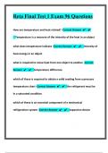 Reta Final Test 1 Examination 96 Questions And Answers