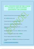 AEPA CONSTITUTION OF THE UNITED STATES & AZ033 EXAM 2025 QUESTIONS AND ANSWERS
