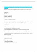 Marketo Certified Expert Certification Exam&vert; Questions with Correct Answers &vert; 100&percnt; Pass
