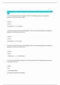 Marketo Exam - Admin & Operational &vert; Questions with Correct Answers &vert; 100&percnt; Pass