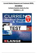 Test Bank For Current Medical Diagnosis And Treatment 2024&comma; 63rd Edition By Maxine Papadakis&comma; Stephen