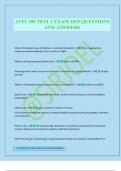 AVIT 309 TEST 1 EXAM 2025 QUESTIONS AND ANSWERS