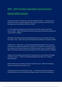 IFSE - CIFC Practice Questions and Answers Rated 100&percnt; Correct