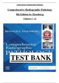 Test Bank- Comprehensive Radiographic Pathology 8th Edition &lpar; Ronald Eisenberg&comma;