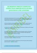 BUMEDINST 5040&period;2E COMMAND INSPECTION PROGRAM EXAM 2025 QUESTIONS AND ANSWERS