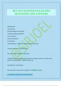 BUS 343 CHAPTER 8 EXAM 2025 QUESTIONS AND ANSWERS