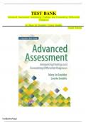 Test Bank For Advanced Assessment Interpreting Findings and Formulating Differential Diagnoses 4th Edition By Mary Jo Goolsby&comma; Laurie Grubbs&comma;All Chapters Covered&comma;ISBN&colon;9780803690059 &vert;&vert;COMPLETE GUIDE A&plus;&vert;&vert;&period;