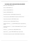 ELCS EXAM 1 PART 1 EXAM QUESTIONS AND ANSWERS&period;