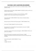 ELCS EXAM 1 PART 2 QUESTIONS AND ANSWERS