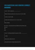 VSO QUESTIONS AND VERIFIED CORRECT ANSWERS