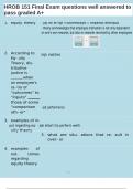 HROB 151 Final Exam questions well answered to pass graded A&plus;