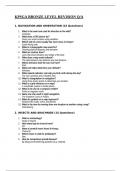 KPSGA BRONZE LEVEL REVISION Q&sol;A