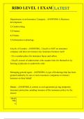 RIBO LEVEL 1 EXAM QUESTIONS AND ANSWERS 2025