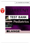 Current Diagnosis and Treatment&colon; Pediatrics &lpar;24th Edition&rpar; &ndash; William W&period; Hay Jr&period; &ndash; Complete Test Bank PDF