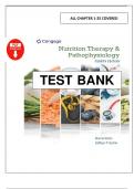 Nutrition Therapy and Pathophysiology &lpar;3rd Edition&rpar; &ndash; Marcia Nelms &ndash; Complete Test Bank PDF