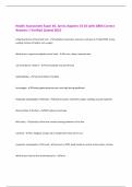 Health Assessment Exam &num;2&period; Jarvis chapters 13-16 with 100&percnt; Correct  Answers &vert; Verified &vert;Latest 2025