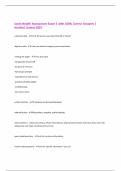 Jarvis Health Assessment Exam 1 with 100&percnt; Correct Answers &vert;  Verified &vert;Latest 2025
