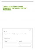 LVMH CERTIFICATION EXAM QUESTIONS WITH 100&percnt; SOLVED ANSWERS&excl;&excl;