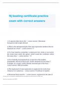NJ Boating Certificate Practice Exam &vert; 2025&sol;2026 Verified Q&A &vert; Real Test Prep With Correct Answers