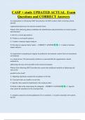 CASP &plus; study UPDATED ACTUAL  Exam  Questions and CORRECT Answers 